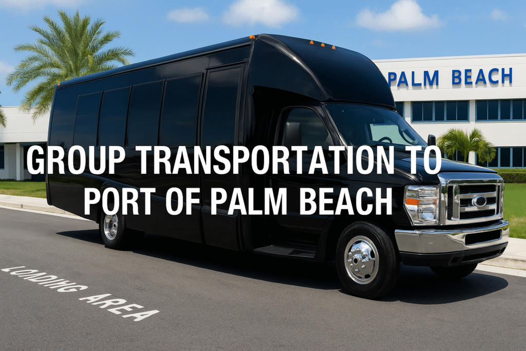 Port of Palm Beach party bus rental